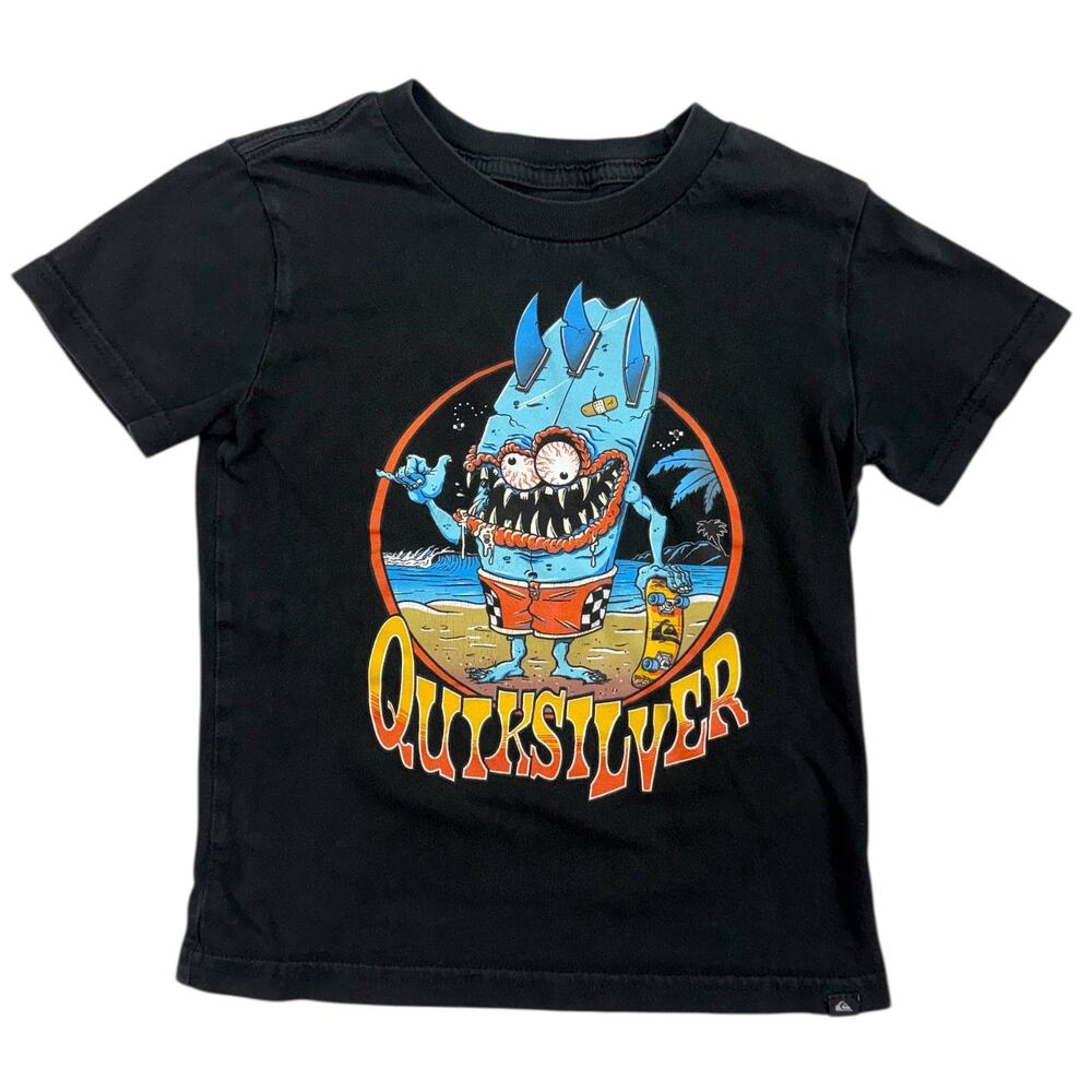Quicksilver T-Shirt Size 4T Baby Infant Rat Fink Surfing Tee